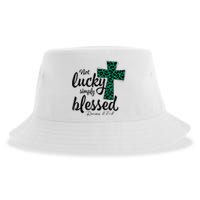 Not Lucky Simply Blessed Christian St Patricks Day Irish Sustainable Bucket Hat