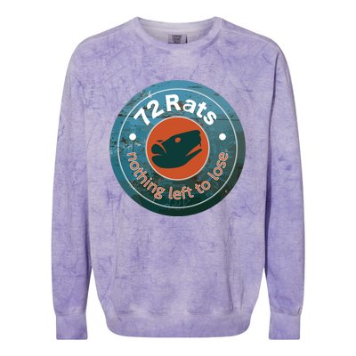 Nothing Left To Lose Circle Design Colorblast Crewneck Sweatshirt