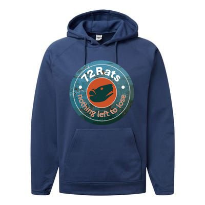 Nothing Left To Lose Circle Design Performance Fleece Hoodie