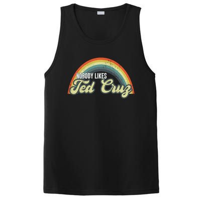 Nobody Likes Ted Cruz Rainbow Vintage PosiCharge Competitor Tank