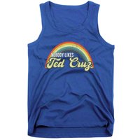 Nobody Likes Ted Cruz Rainbow Vintage Tank Top