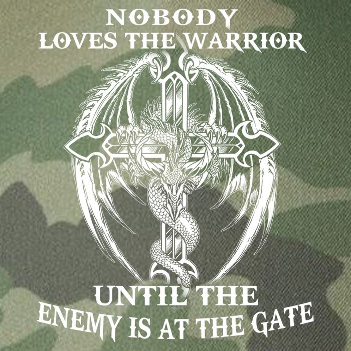 Nobody Loves The Warrior Until The Enemy Is At The Gate Legacy Tie Dye Trucker Hat
