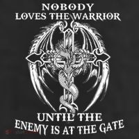 Nobody Loves The Warrior Until The Enemy Is At The Gate 25L Jumbo Tote