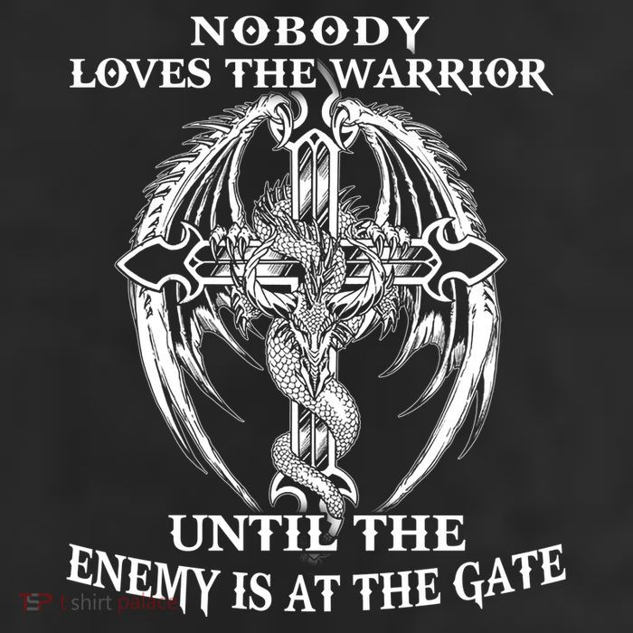 Nobody Loves The Warrior Until The Enemy Is At The Gate 25L Jumbo Tote