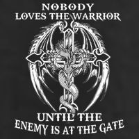 Nobody Loves The Warrior Until The Enemy Is At The Gate Golf Towel
