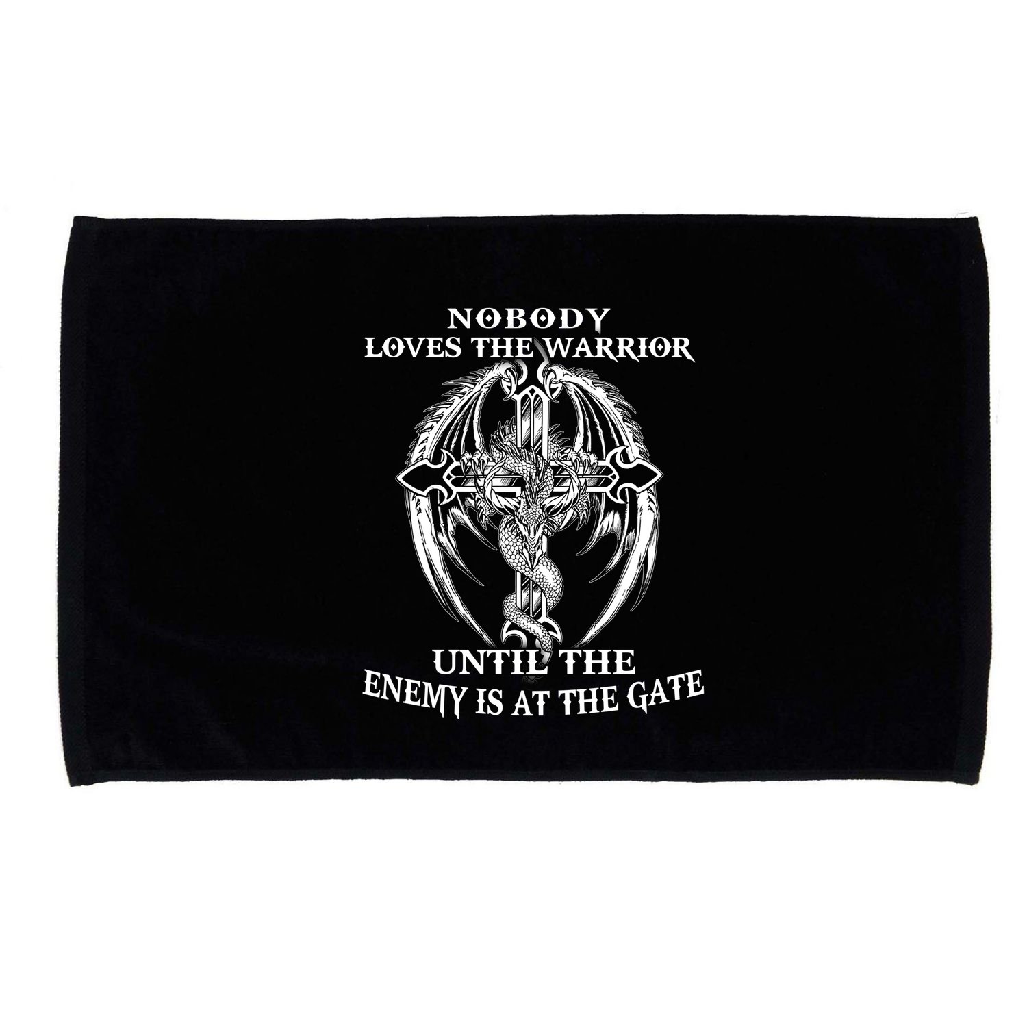 Nobody Loves The Warrior Until The Enemy Is At The Gate Microfiber Hand Towel