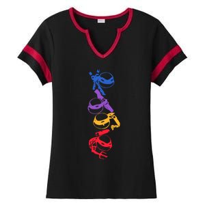 Ninja Lovers Turtle Fan Ladies Halftime Notch Neck Tee