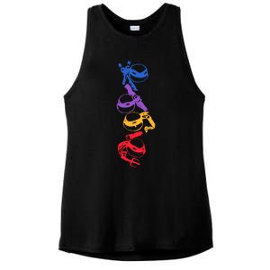 Ninja Lovers Turtle Fan Ladies PosiCharge Tri-Blend Wicking Tank