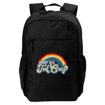 Nobody Likes Ted Cruz Rainbow Vintage Backpack
