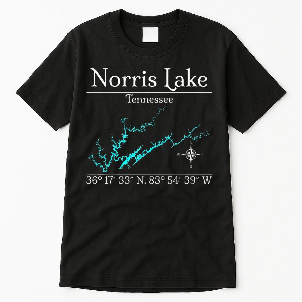 Norris Lake Tennessee Tall T-Shirt