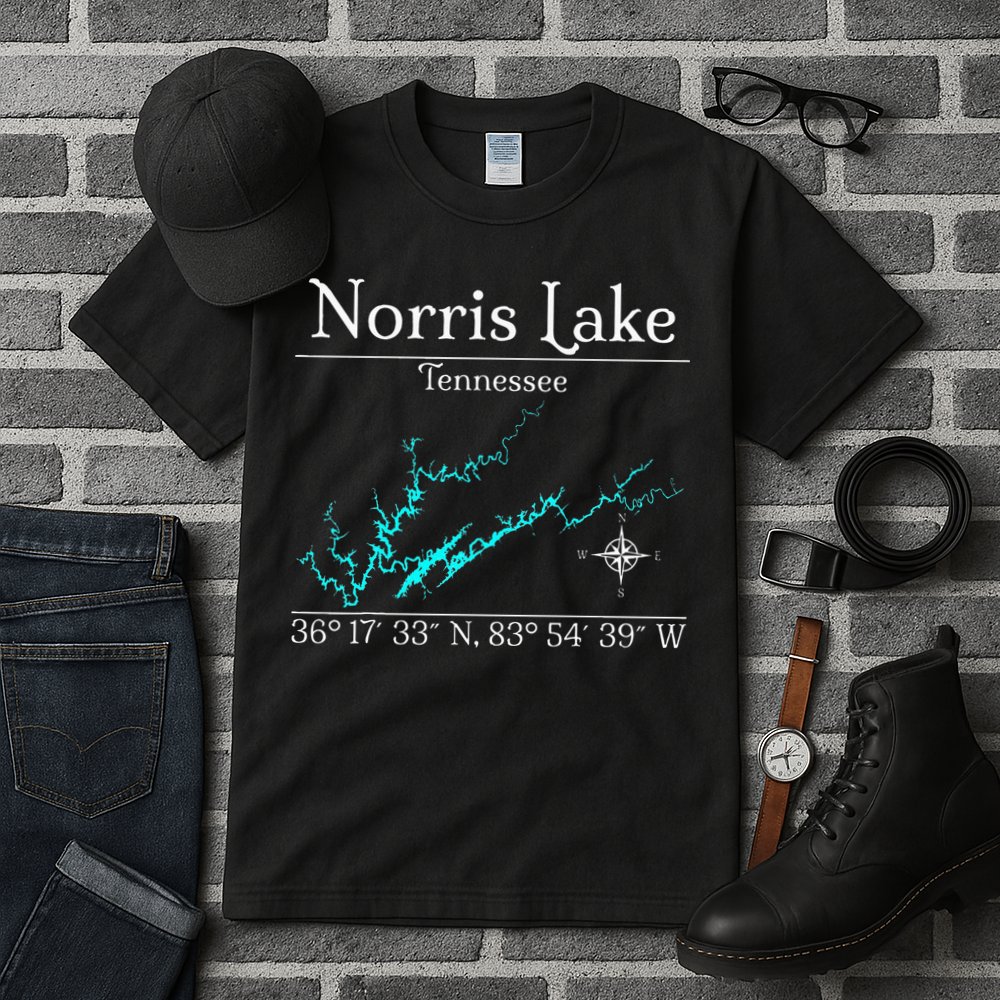 Norris Lake Tennessee Tall T-Shirt