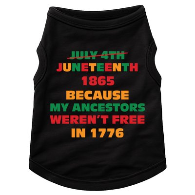 Never Let Them Forget For Juneteenth Day Gift Doggie Tank