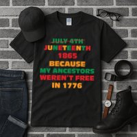 Never Let Them Forget For Juneteenth Day Gift Tall T-Shirt