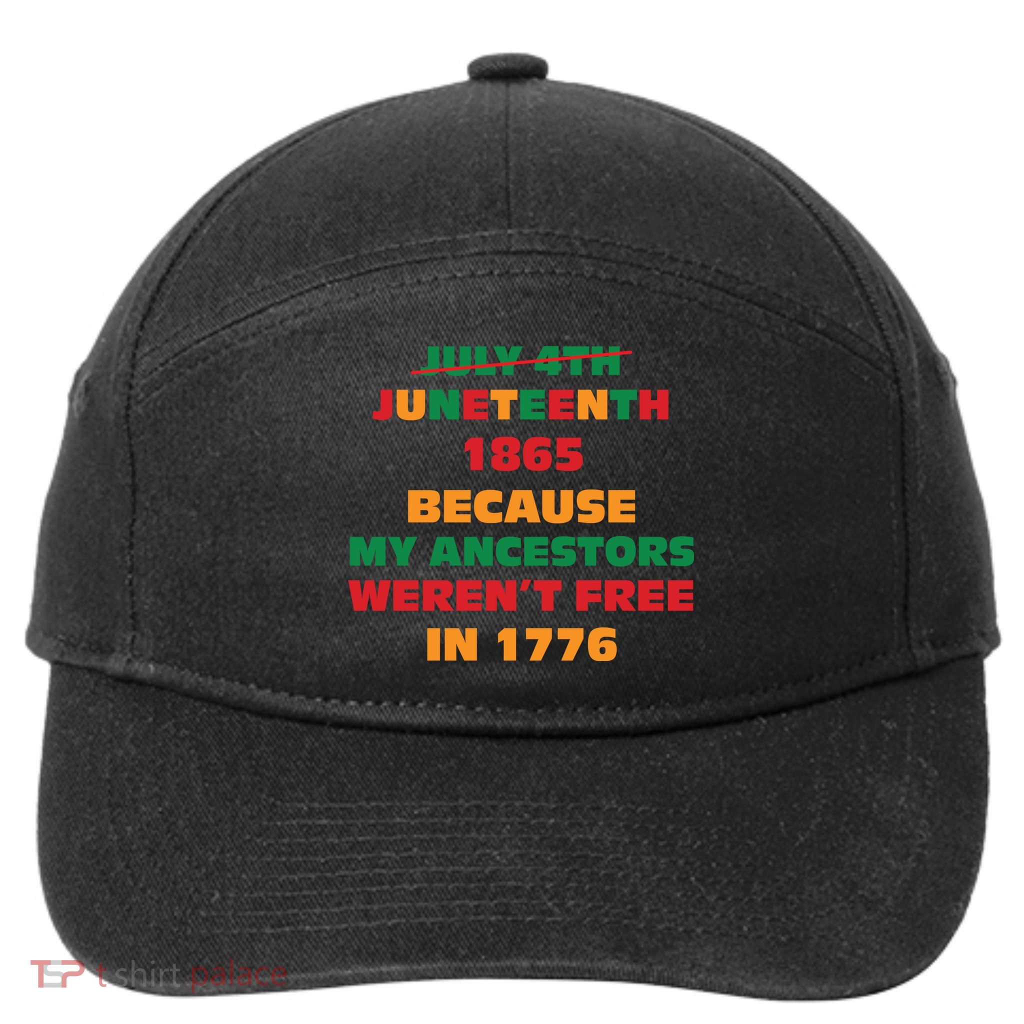 Never Let Them Forget For Juneteenth Day Gift 7-Panel Snapback Hat