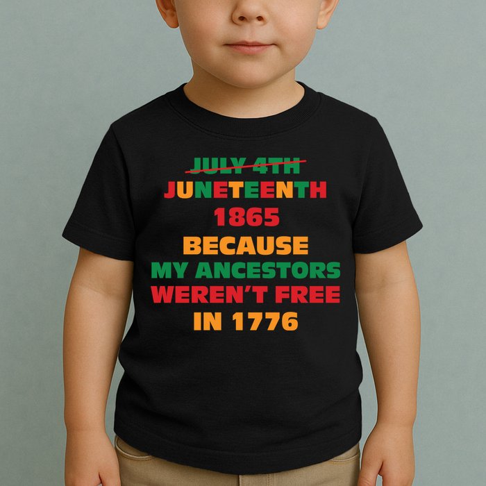 Never Let Them Forget For Juneteenth Day Gift Toddler T-Shirt