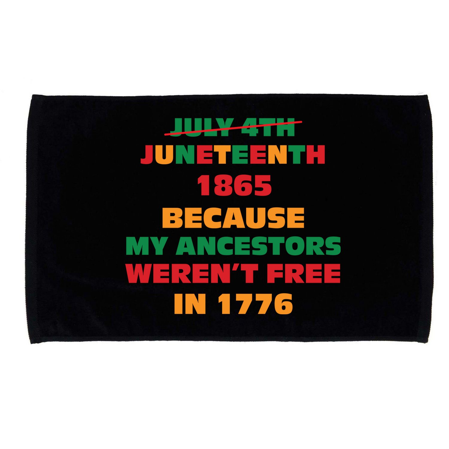 Never Let Them Forget For Juneteenth Day Gift Microfiber Hand Towel