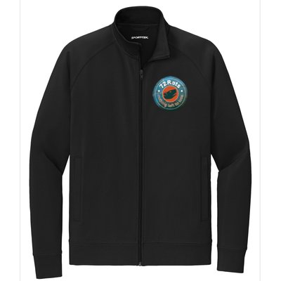 Nothing Left To Lose Circle Design Stretch Full-Zip Cadet Jacket