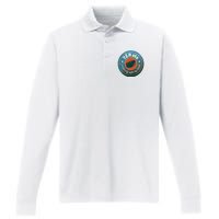 Nothing Left To Lose Circle Design Performance Long Sleeve Polo