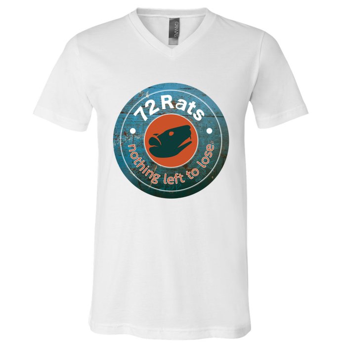 Nothing Left To Lose Circle Design V-Neck T-Shirt