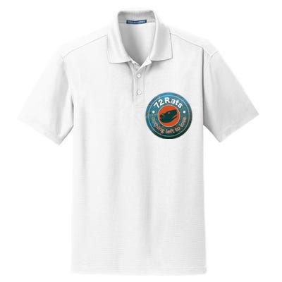 Nothing Left To Lose Circle Design Dry Zone Grid Polo