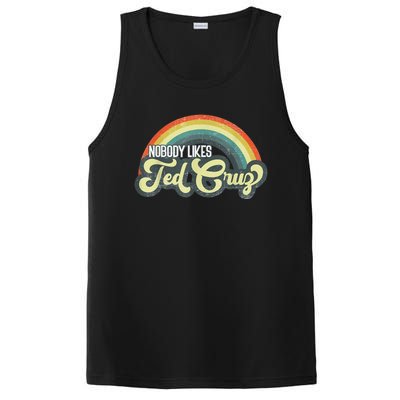 Nobody Likes Ted Cruz Rainbow Vintage PosiCharge Competitor Tank