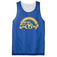 Nobody Likes Ted Cruz Rainbow Vintage Mesh Reversible Basketball Jersey Tank