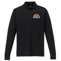 Nobody Likes Ted Cruz Rainbow Performance Long Sleeve Polo