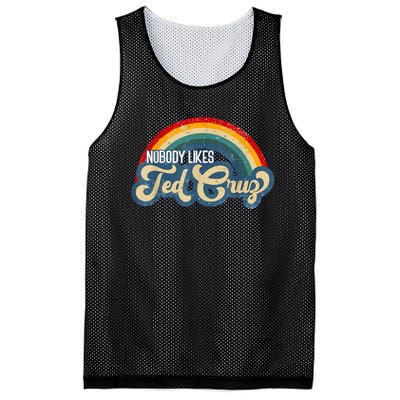 Nobody Likes Ted Cruz Rainbow Mesh Reversible Basketball Jersey Tank