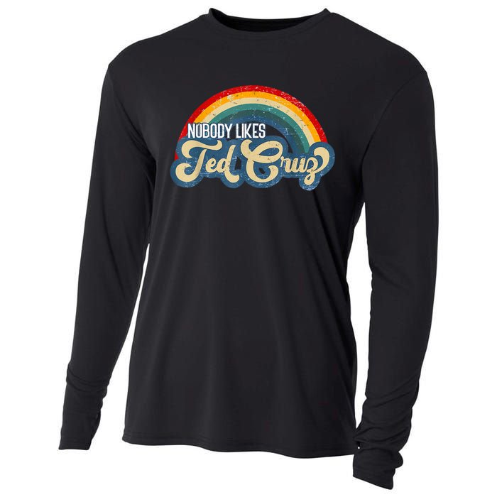 Nobody Likes Ted Cruz Rainbow Cooling Performance Long Sleeve Crew