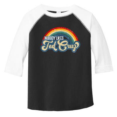 Nobody Likes Ted Cruz Rainbow Toddler Fine Jersey T-Shirt