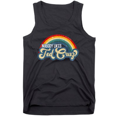 Nobody Likes Ted Cruz Rainbow Tank Top