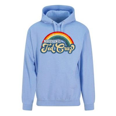 Nobody Likes Ted Cruz Rainbow Unisex Surf Hoodie