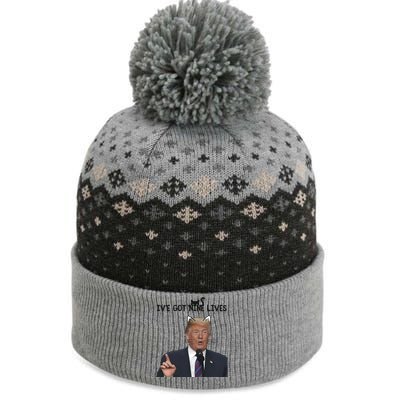 Nine Lives Trump The Baniff Cuffed Pom Beanie