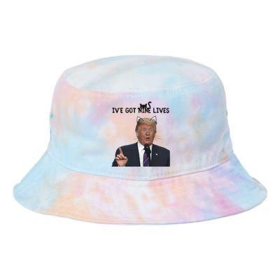 Nine Lives Trump Tie Dye Newport Bucket Hat