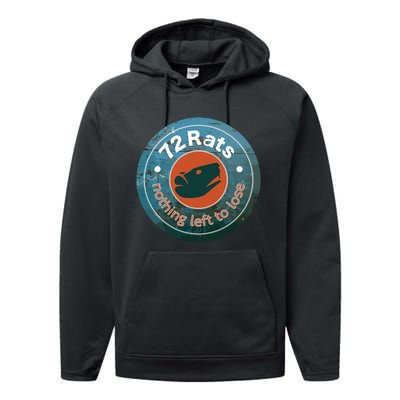 Nothing Left To Lose Circle Design Performance Fleece Hoodie