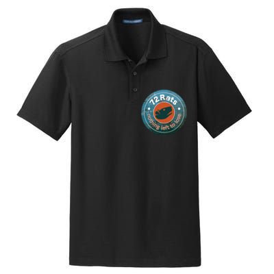 Nothing Left To Lose Circle Design Dry Zone Grid Polo