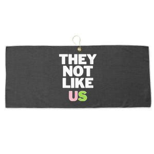 Not Like Us Large Microfiber Waffle Golf Towel