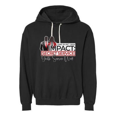 New Life Vineyard Impact Secret Service Garment-Dyed Fleece Hoodie