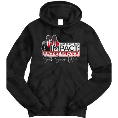 New Life Vineyard Impact Secret Service Tie Dye Hoodie