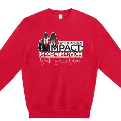 New Life Vineyard Impact Secret Service Premium Crewneck Sweatshirt