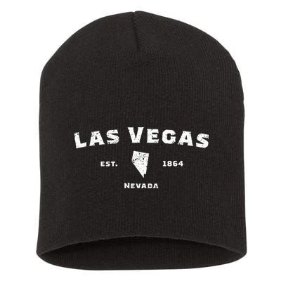Nevada Las Vegas Short Acrylic Beanie