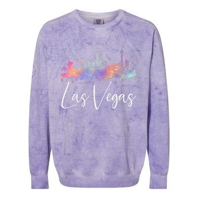 New Las Vegas Love Baby For Holidays In Vegas Colorblast Crewneck Sweatshirt