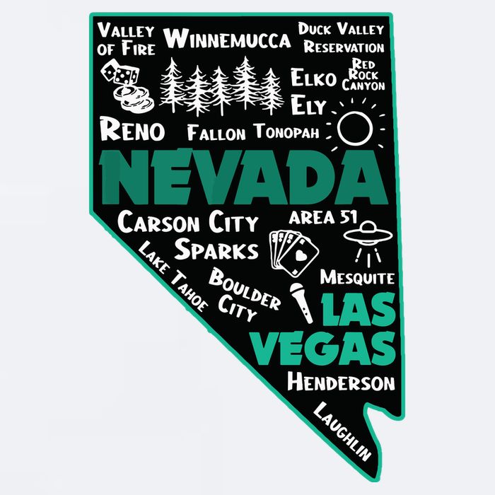 Nevada Las Vegas Map Winnemucca Reno Elko Ely Carson City Sueded Cloud Jersey T-Shirt