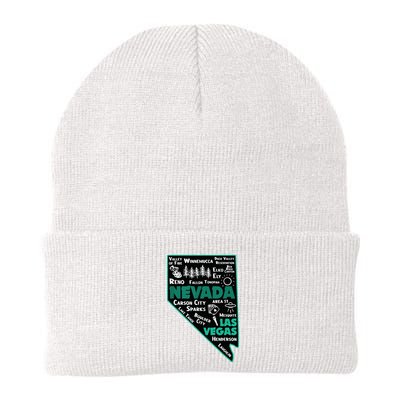Nevada Las Vegas Map Winnemucca Reno Elko Ely Carson City Beanie