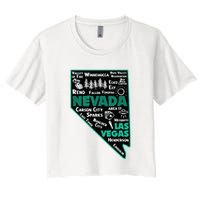 Nevada Las Vegas Map Winnemucca Reno Elko Ely Carson City Crop Top