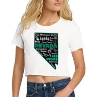 Nevada Las Vegas Map Winnemucca Reno Elko Ely Carson City Crop Top