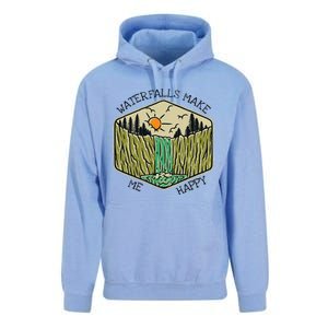 Nature Lover Waterfall Lovers Waterfall Happy Love Hiking Unisex Surf Hoodie