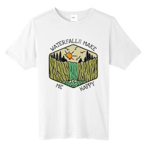 Nature Lover Waterfall Lovers Waterfall Happy Love Hiking Tall Fusion ChromaSoft Performance T-Shirt