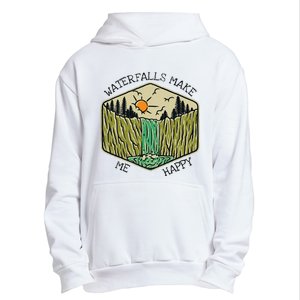 Nature Lover Waterfall Lovers Waterfall Happy Love Hiking Urban Pullover Hoodie