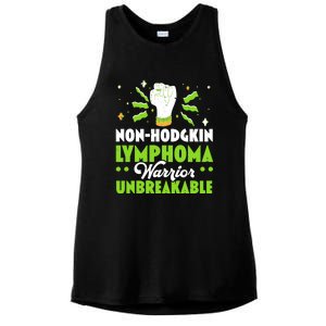 Nongifthodgkin Lymphoma Warrior Unbreakable Cancer Fighter Cute Gift Ladies PosiCharge Tri-Blend Wicking Tank